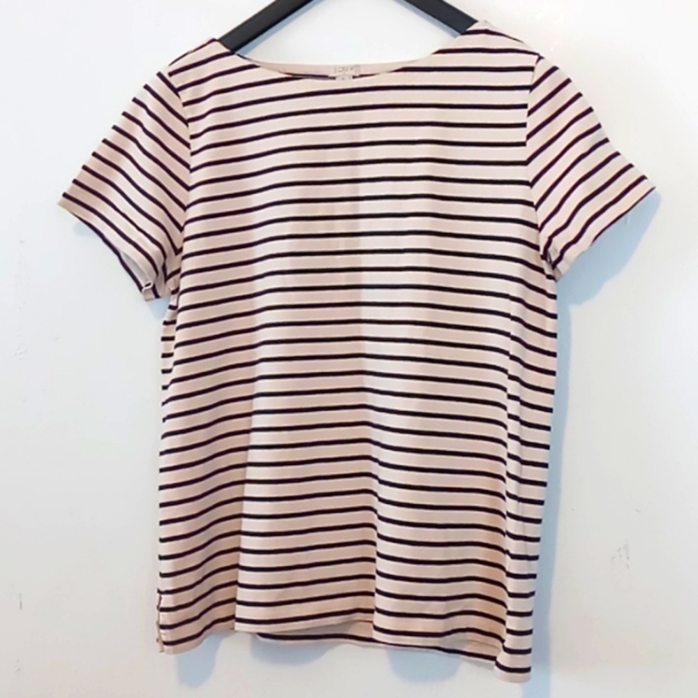 J Crew  Strip Pullover Top, Size XL